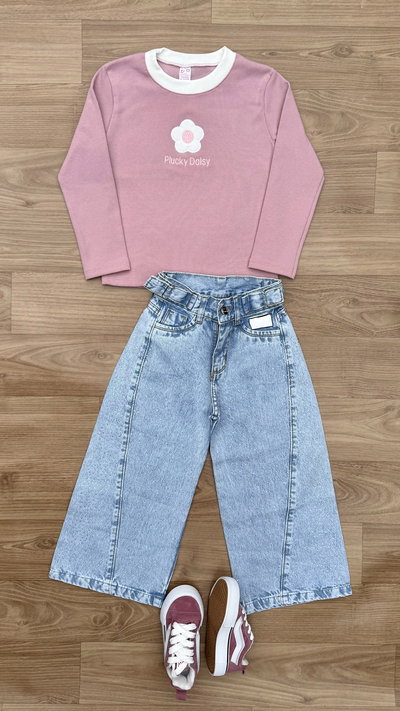 Jeans baggy strass nena 