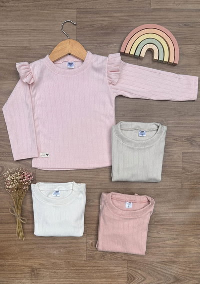 Camiseta lanilla beba