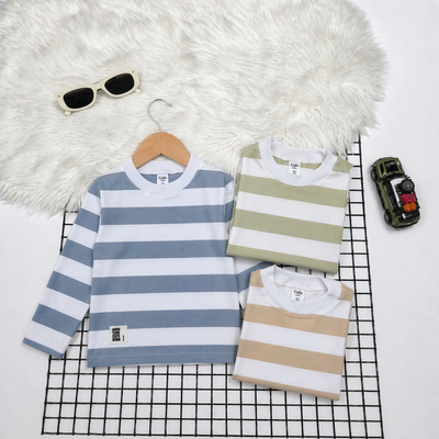 Camiseta rayada bebé