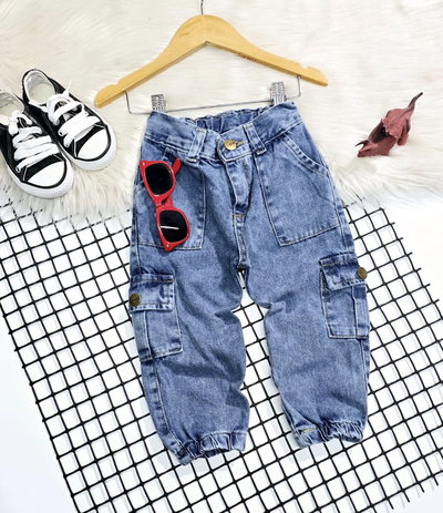 Jeans cargo bebé