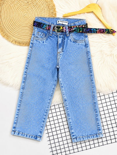 Jeans mom brillos nena 
