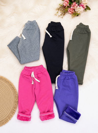 Joggins con piel bebés unisex