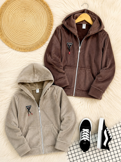 Campera corderoy niño