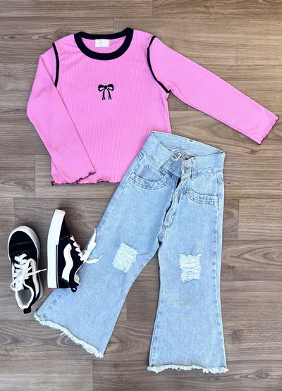 Jeans Oxford rigido nena