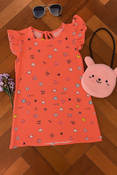 Vestido fibrana nena