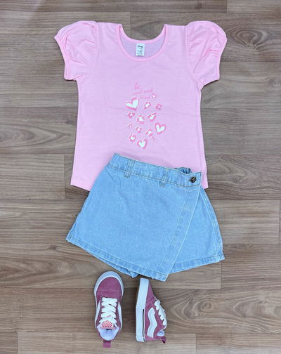 Short pollera beba-nena