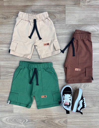 Short algodon cargo bebe