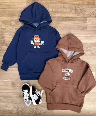 Buzo canguro frisado unisex 