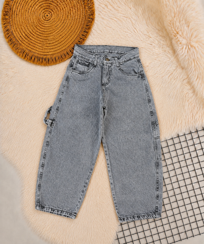 Jeans baggy carpintero niño