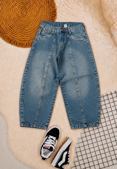 Jeans baggy óxido unisex