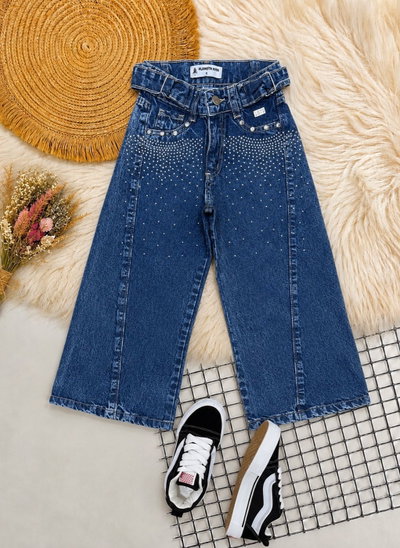 Jeans cinto regulador nena 