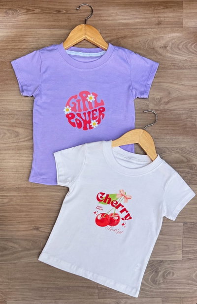 Remera manga corta nena