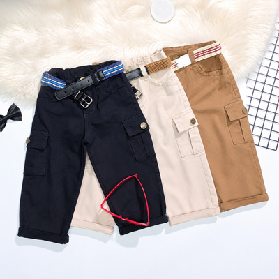 Pantalón baggy gabardina bebé