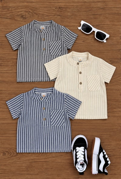 Camisa lino bebe
