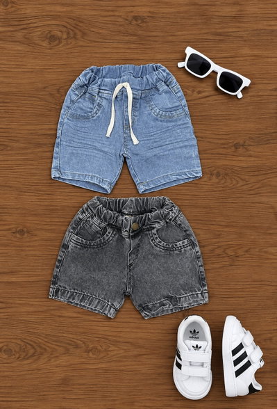 Bermuda jeans bebé