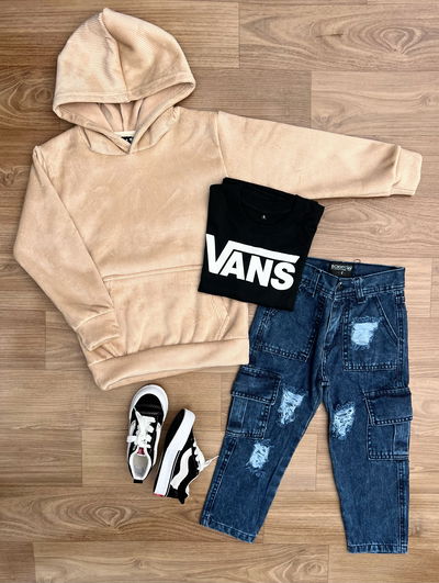 Jeans mom recto niño