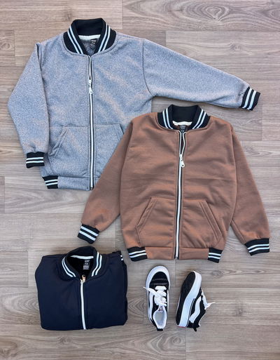Campera universitaria niño