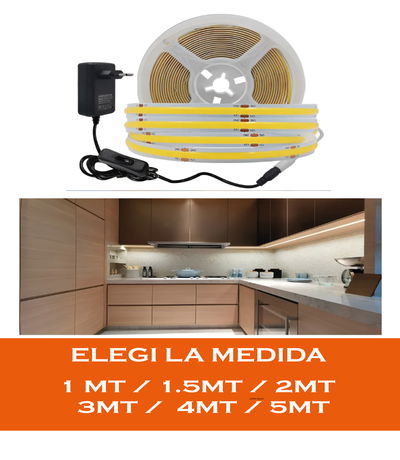 Luz Led Bajo Alacena Neutro Luz Potente Tecla