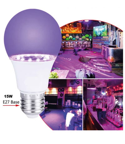 Lampara Led Luz Negra Ultravioleta 15w