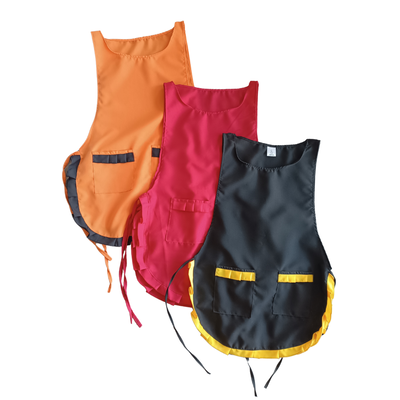 Delantal poncho de cocina con volados (ponchos)