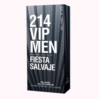 Perfume Millanel 214 Vip Men Fiesta Salvaje de Carolina Herrera 100ml Hombre