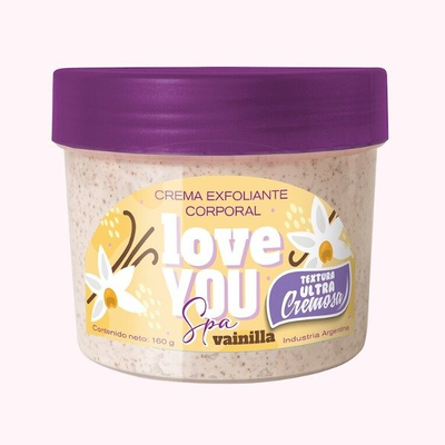 Crema Corporal Exfoliante Love YOU Spa aroma Vainilla 160 g