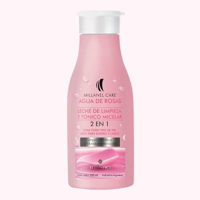Leche de limpieza Millanel Care Agua de Rosas 200 ml