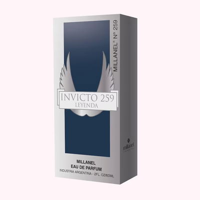 Perfume Millanel 259 Invictus Legend de Paco Rabanne 60ml Invicto Leyenda Hombre