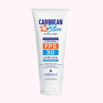 Protector solar corporal en crema Caribbean Blue - FPS30 120 g