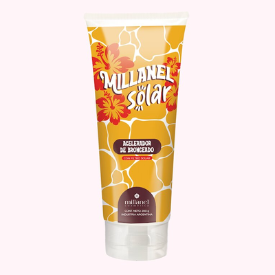 Acelerador de Bronceado Millanel Solar  + Emulsión en gel Post Bronceado Millanel Solar 