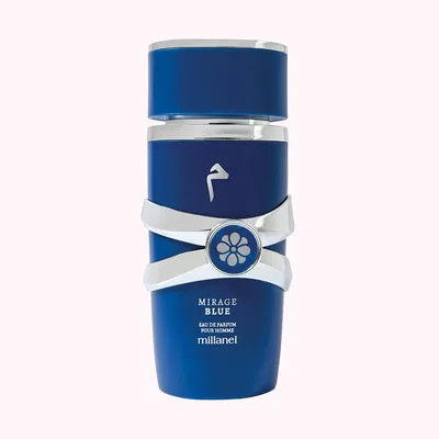 Perfume Millanel Árabe Eau De Parfum Mirage Blue 100 ml Hombre Equiv. Asad Zanzibar 