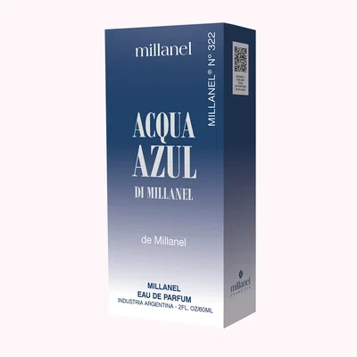 Perfume Millanel Nº 322 Alternativa Acqua Di Gio Profondo de Armani Hombre 60ml