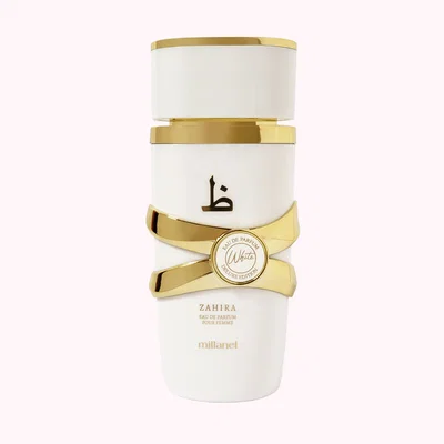 Perfume Exclusivo Millanel Árabe Eau De Parfum Zahira White 100 ml Mujer Equiv. Yara Mol