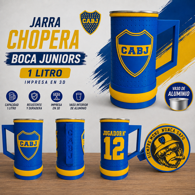 Jarra Chop Vaso 1 Litro Boca