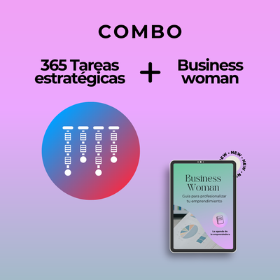 Combo: 365 tareas estratégicas + Business Woman