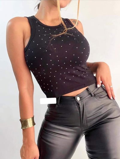Muscu corta strass