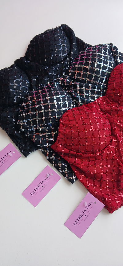 Corset lentejuelas