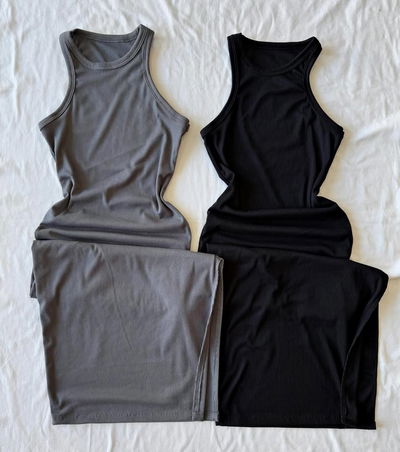 Vestido largo americano
