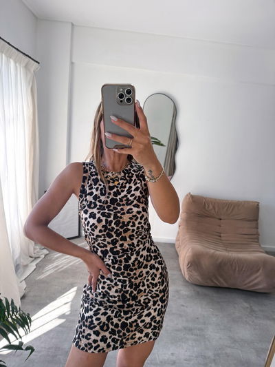 Vestido americano print