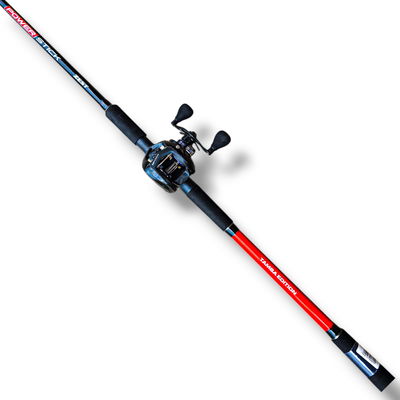Combo Reel Titan 300 SW 7ROL 7.1:1  + Caña POWER STICK 2.44m 20-40lb