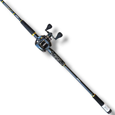 Combo Reel TITAN 300 7 ROL 7.1:1 + Caña TITANX BG 2.44m 20-40lb