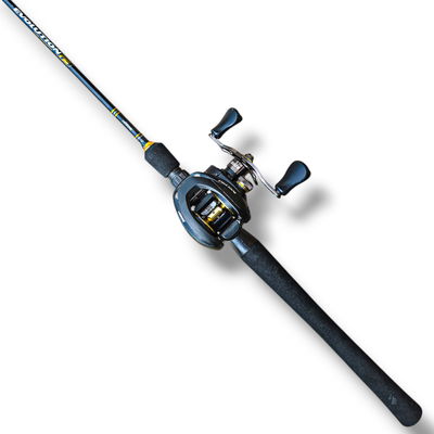 Combo Reel BLACK EAGLE GTS 8ROL 8.3:1 + Caña EVOLUTION G3 2.13m 1T 20-40lb 