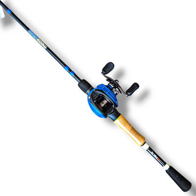 Combo Reel AVENGER 8000 8ROL 7.5:1 + Caña Mega Bass 1,80m 1 tramo 12-20lb 