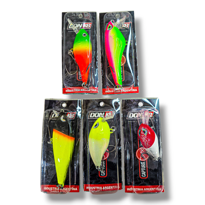 Combo Señuelos Don KB RPL + Guazú Pro + Paleta 1 Nitro + Chumbinho + Tambaki