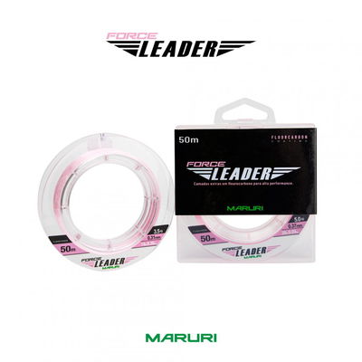Nylon 0.31mm 14lb FluoroCarbono 70% Force Leader - Maruri