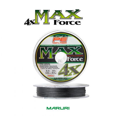 Multifilamento 4X 0.35mm x 100mt Gris Pe Max - Maruri