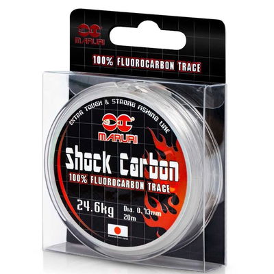 Nylon 0.39mm 19.3lb FluoroCarbono 100% SHOCK CARBON x 20mt - Maruri