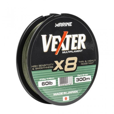 Multifilamento 0.29mm x 150mt VEXTER X8 DARKGREEN - Marine