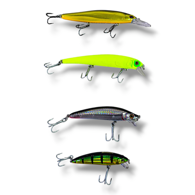 Combo de 4 Señuelos Media Agua - Dorados - Taruchas