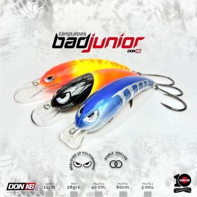 Señuelo Bad Junior Paleta 2 Don KB - Media agua - BaitCasting 